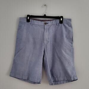 IZOD Men's Blue Cotton Shorts 34